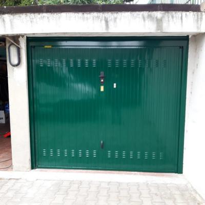 Porta Basculante Verniciata Ral 6005 Complete Di Automazione